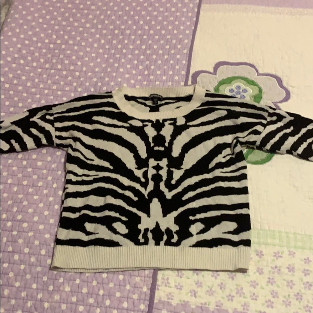 zebra print shirt